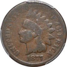 1877 PCGS AG-3.