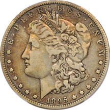 1888-S, 1895-O, and 1902-S, all PCGS VF.