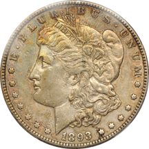 1884-S, 1893, and a 1904-S PCGS XF-45.