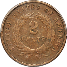 1872 PCGS F-12.