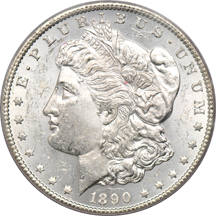 1890-CC/CC PCGS MS-62.