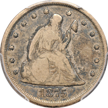 1875-CC PCGS F-15.