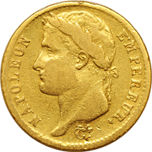 Gold - Five world gold coins.