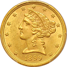 1899 PCGS MS-62.