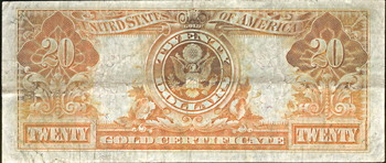 1905 $20.00.  VF.