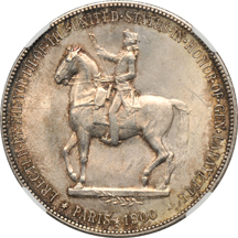 1900 Lafayette Dollar. NGC MS-63.