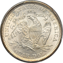 1876 PCGS MS-66.