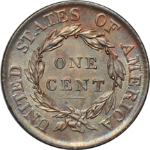 1818 (N-10) "Randall Hoard," UNC details/recolored.