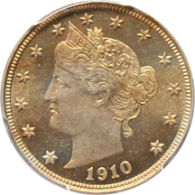 1910 PCGS PF-66 CAM.