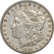 1904-S PCGS AU-50.