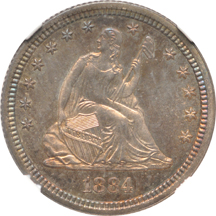 1884 NGC PF-66.