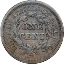 1848 (N-32, R.6-) PCGS VF-35.