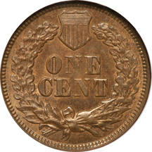 1872 NGC MS-64 BN.