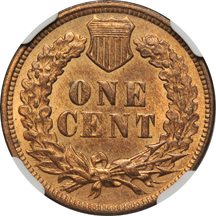 1873 NGC MS-64 RB CAC.