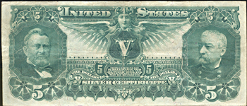 1896 $5.00.  F.