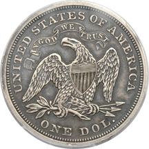 1870 PCGS PF-45.