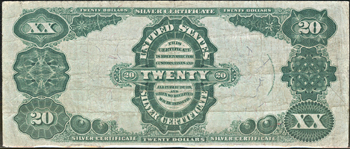 1891 $20.00.  CGA F-15.