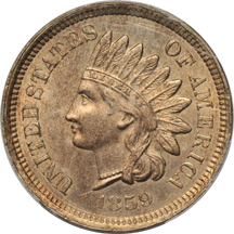 1859 PCGS MS-64 CAC.