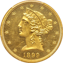 1899 PCGS PF-63CAM.