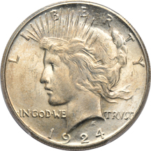 1924-S PCGS MS-64.