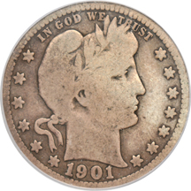 1901-S PCGS VG-8 CAC.