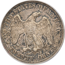 1875 PCGS XF-45.