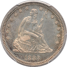 1883 PCGS PF-65.