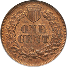 1866 PCGS MS-65 RB.