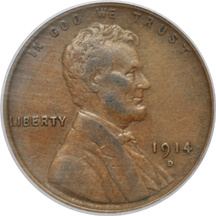 1914-D PCGS VF-35.