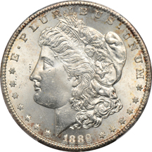 1889-S PCGS MS-64.