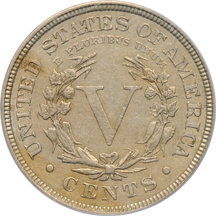 1885 PCGS AU-50.