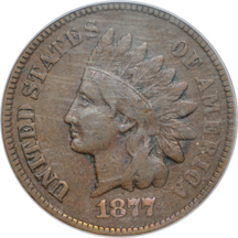 1877 PCGS VF-25.