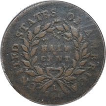 1793 PCGS F-12.