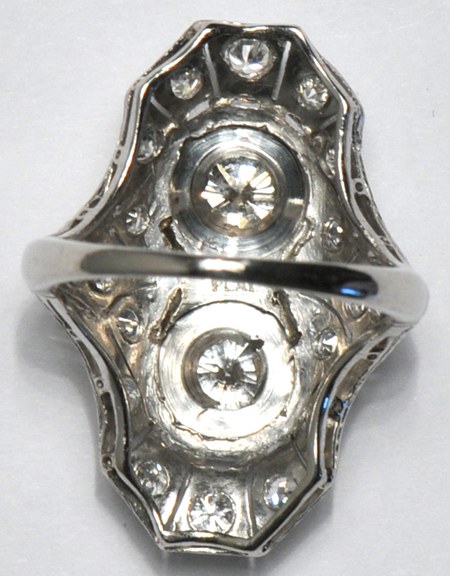 Platinum Diamond Ring, ca. 1920