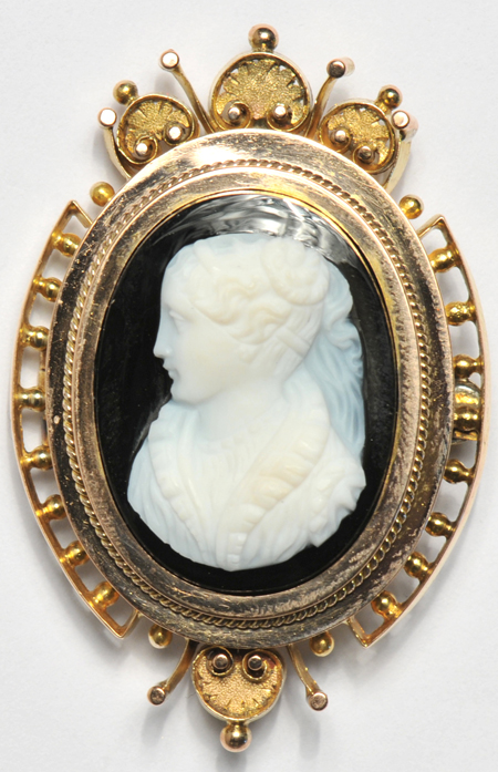 10K Yellow Gold Victorian Cameo