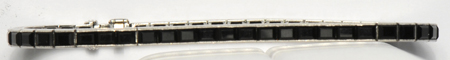 J.E. Caldwell Platinum Onyx Bracelet