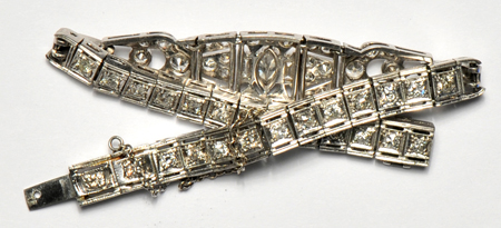 Platinum and Diamond Bracelet, ca.1930