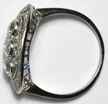 Platinum Diamond Vintage Ring, ca 1920