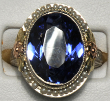 14K White Gold Vintage Ring, ca. 1930