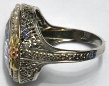 14K White Gold Vintage Ring, ca. 1930