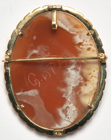 14K Yellow Gold Cameo Pin/Pendant