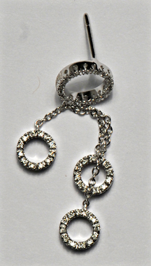 18K White Gold Piero Milano Diamond Earrings