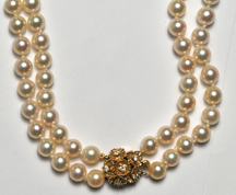 7mm Cultured Pearl Double Strand