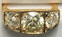 14K Yellow Gold Light Yellow Fancy Diamond Ring