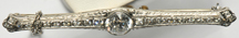 Platinum Diamond Bar Pin, ca. 1925