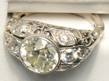 Platinum Diamond Ring, ca. 1930