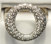 Tiffany and Co. Platinum and Diamond Ring