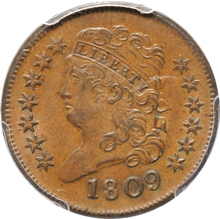 1809 (C-3). PCGS MS-63BN.