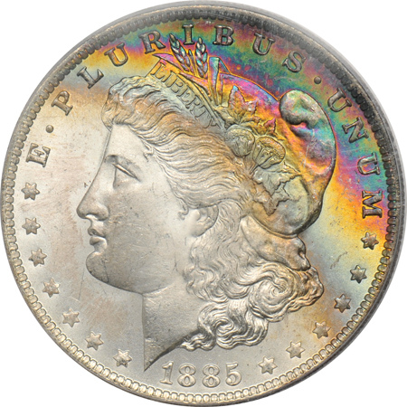 1885-O PCGS MS-64.