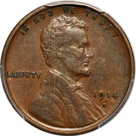 1914-D PCGS XF-40.